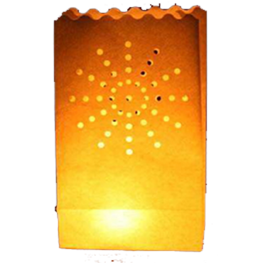 Sacs lumineux à bougie...